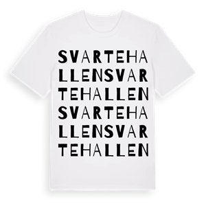 Svartehallen ordlek t-shirt – ekologisk bomull t-shirt från Pinshirt
