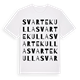 Svartekulla ordlek t-shirt