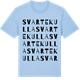Blue Soul t-shirt med Svartekulla ordlek t-shirt
