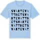 Blue Soul t-shirt med Svartevattnet ordlek t-shirt