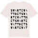 Vintage White t-shirt med Svartevattnet ordlek t-shirt