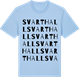 Blue Soul t-shirt med Svarthall ordlek t-shirt