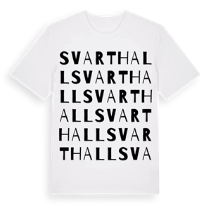 Svarthall ordlek t-shirt – ekologisk bomull t-shirt från Pinshirt