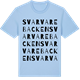 Blue Soul t-shirt med Svarvarebacken ordlek t-shirt