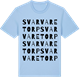 Blue Soul t-shirt med Svarvaretorp ordlek t-shirt