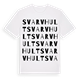 Svarvhult ordlek t-shirt