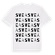 White t-shirt med Svea ordlek t-shirt