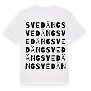 Svedäng ordlek t-shirt – ekologisk bomull t-shirt från Pinshirt