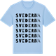Blue Soul t-shirt med Svederna ordlek t-shirt