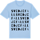 Blue Soul t-shirt med Svedjefall ordlek t-shirt