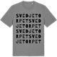 Mid Heather Gray t-shirt med Svedjetorpet ordlek t-shirt