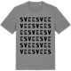Mid Heather Gray t-shirt med Svee ordlek t-shirt