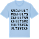 Blue Soul t-shirt med Svekhult ordlek t-shirt