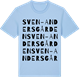Blue Soul t-shirt med Sven-Andersgården ordlek t-shirt