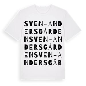Sven-Andersgården ordlek t-shirt – ekologisk bomull t-shirt från Pinshirt