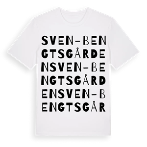 Sven-Bengtsgården ordlek t-shirt – ekologisk bomull t-shirt från Pinshirt