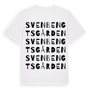 Sven Bengtsgården ordlek t-shirt – ekologisk bomull t-shirt från Pinshirt