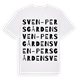 Sven-Persgården ordlek t-shirt