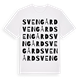 Svengård ordlek t-shirt