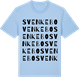 Blue Soul t-shirt med Svenkebo ordlek t-shirt