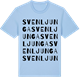 Blue Soul t-shirt med Svenljunga ordlek t-shirt