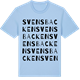 Blue Soul t-shirt med Svensbacken ordlek t-shirt
