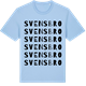 Blue Soul t-shirt med Svensbro ordlek t-shirt