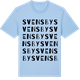 Blue Soul t-shirt med Svensby ordlek t-shirt