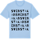 Blue Soul t-shirt med Svenstakan ordlek t-shirt