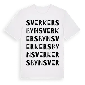 Sverkersbyn ordlek t-shirt – ekologisk bomull t-shirt från Pinshirt
