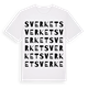 Sverket ordlek t-shirt