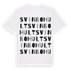Svinbohult ordlek t-shirt
