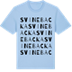 Blue Soul t-shirt med Svinebacka ordlek t-shirt