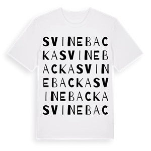 Svinebacka ordlek t-shirt – ekologisk bomull t-shirt från Pinshirt