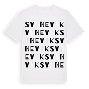 Svinevik ordlek t-shirt – ekologisk bomull t-shirt från Pinshirt