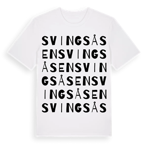 Svingsåsen ordlek t-shirt – ekologisk bomull t-shirt från Pinshirt