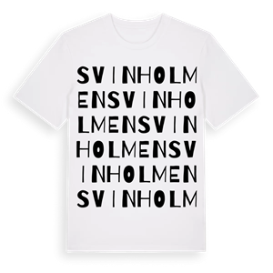 Svinholmen ordlek t-shirt – ekologisk bomull t-shirt från Pinshirt
