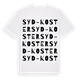 Syd-Koster ordlek t-shirt