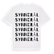 Synnerål ordlek t-shirt