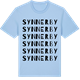 Blue Soul t-shirt med Synnerby ordlek t-shirt