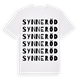 Synneröd ordlek t-shirt