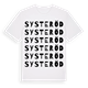 Systeröd ordlek t-shirt