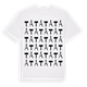 White t-shirt med Tå ordlek t-shirt