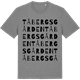 Mid Heather Gray t-shirt med Tåbergsgården ordlek t-shirt