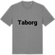 Mid Heather Gray t-shirt med Taborg fetstil t-shirt