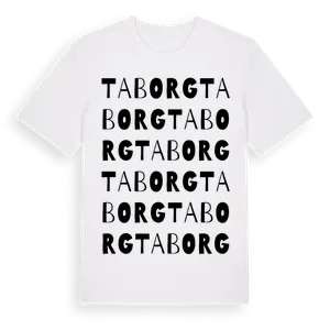 Taborg ordlek t-shirt – ekologisk bomull t-shirt från Pinshirt