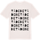 Vintage White t-shirt med Tådene ordlek t-shirt
