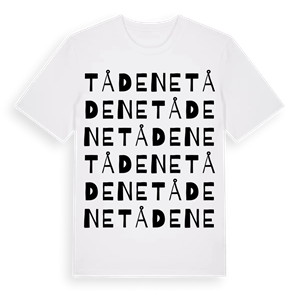 Tådene ordlek t-shirt – ekologisk bomull t-shirt från Pinshirt