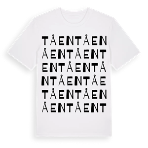 Tåen ordlek t-shirt – ekologisk bomull t-shirt från Pinshirt