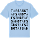 Blue Soul t-shirt med Tafsäng ordlek t-shirt